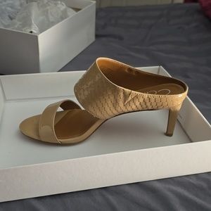 Calvin Klein tan mule
